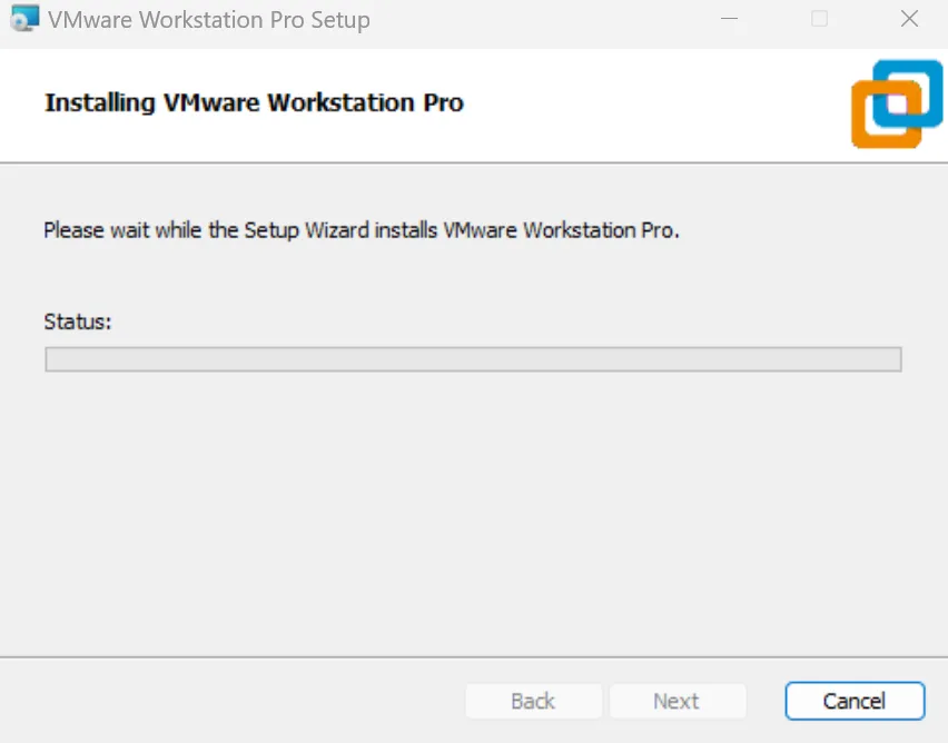 Qúa Trình Cài đặt Vmware Workstation 17 Pro Diễn Ra Như Hình